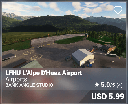 LFHU L'Alpe D'Huez Airport442x362